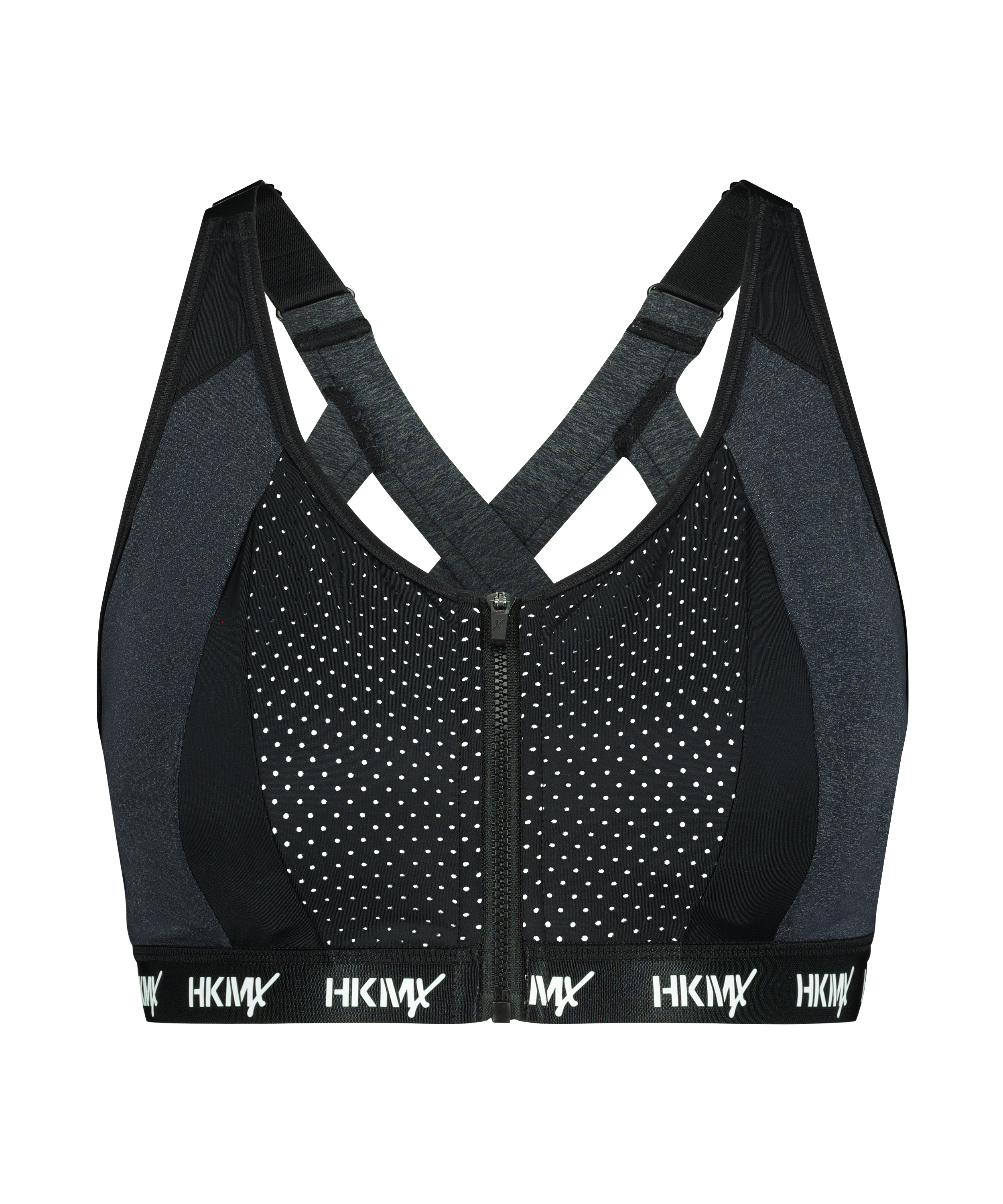 HKMX Soutien-gorge de sport The Pro Maintien niveau 3, Gris, main