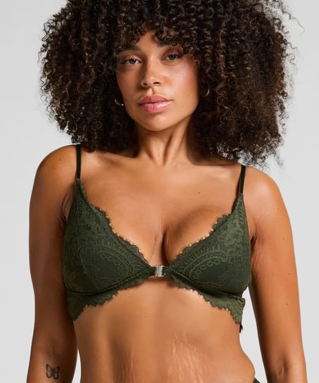 Triangel-Bralette Amara, Grün