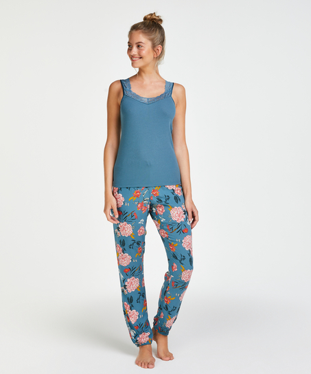 Hemdchen Ripp-Spitze, Gr&uuml;n