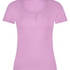 Kurzärmeliges Pyjama-Top Henley, Lila