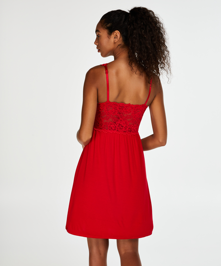 Nuisette Modal Lace, Rouge
