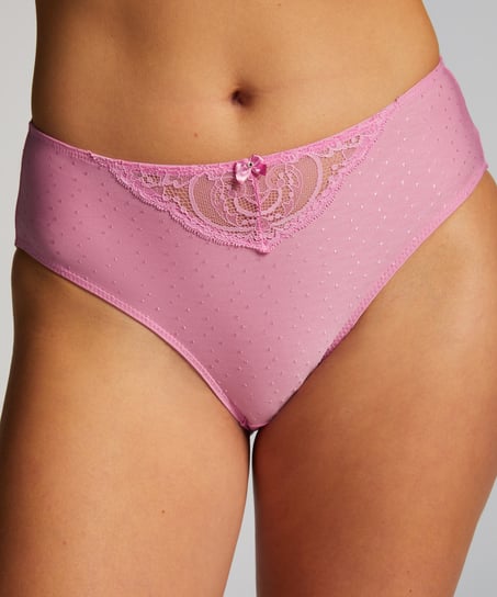Hochsitzender Slip Sophie, Rose