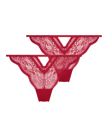 2er-Pack Brazilians Isabelle, Rot