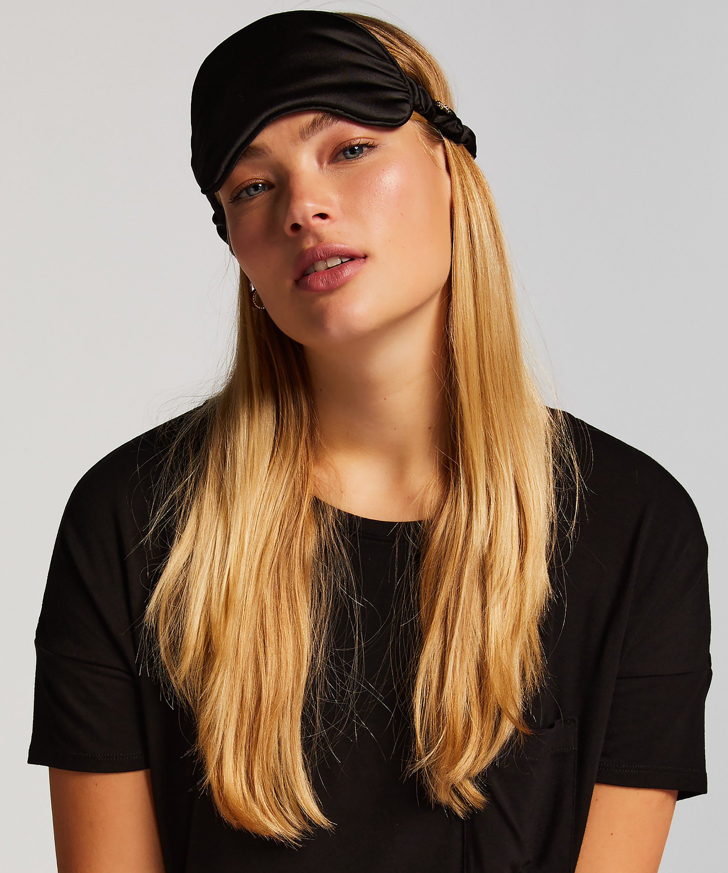 Schlafmaske, Schwarz, main