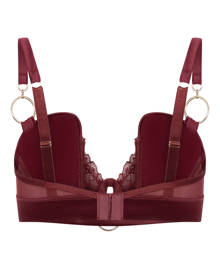 Soutien-gorge &agrave; armatures rembourr&eacute; longline Marjolein, Rouge
