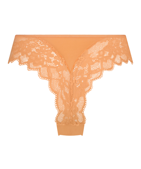 Brazilian-Slip mit hohem Beinausschnitt Dora, Orange