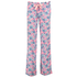 Pyjama pants Fem pants Flower, Bleu