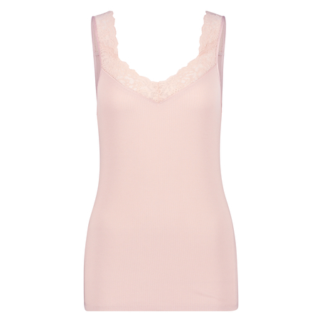 Hemdchen Ripp-Spitze, Rose