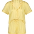 Pyjama-Set Satin, Gelb