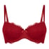 Soutien-gorge &agrave; armatures pr&eacute;form&eacute; Teddy, Rouge