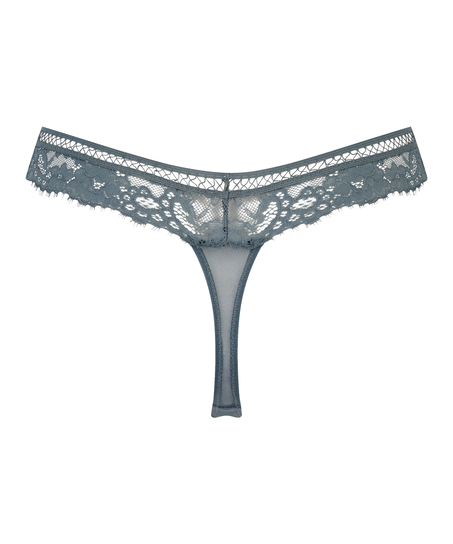 Extra tiefsitzender String Gianni, Blau