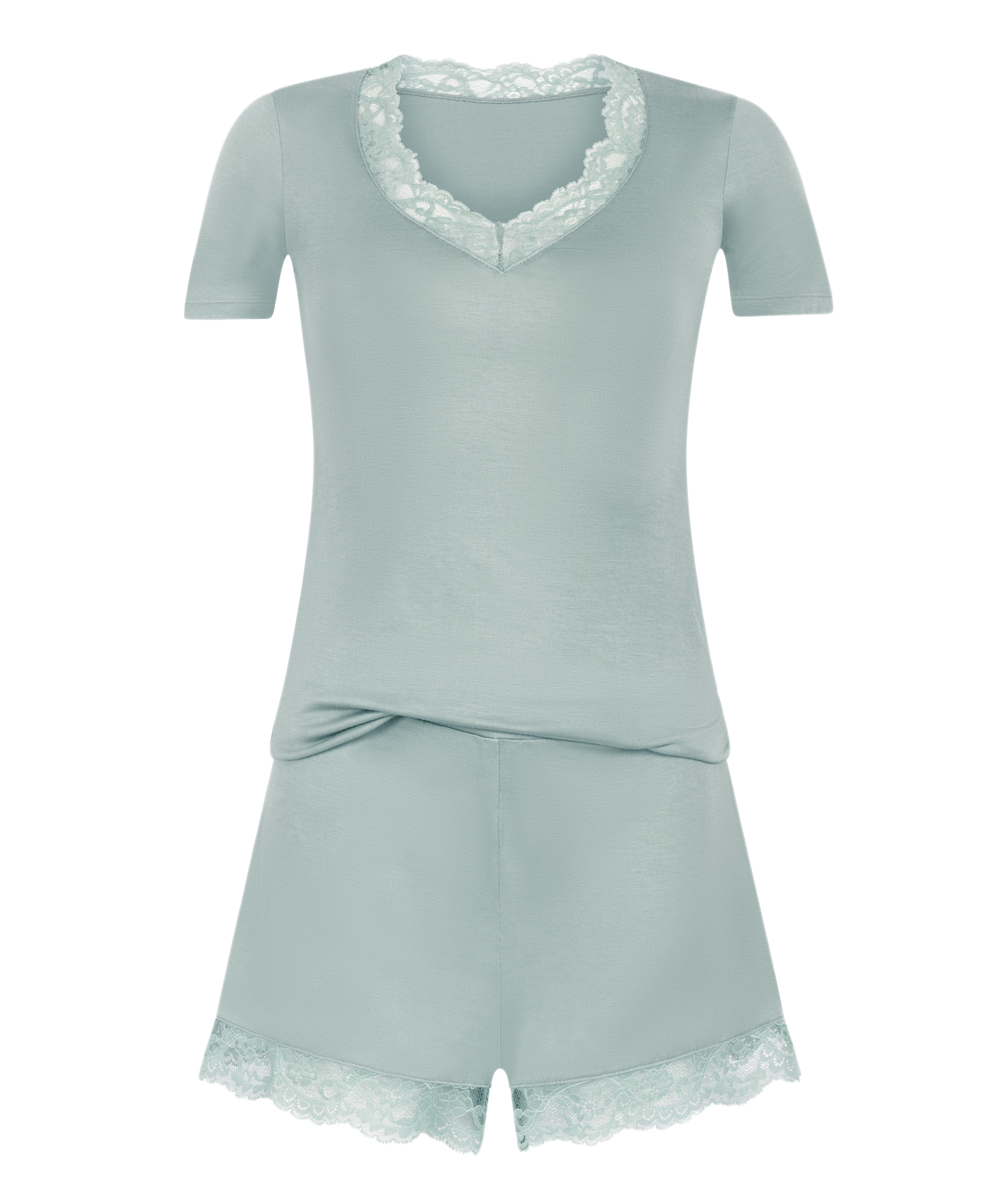 Jersey Pyjamaset, Grün, main