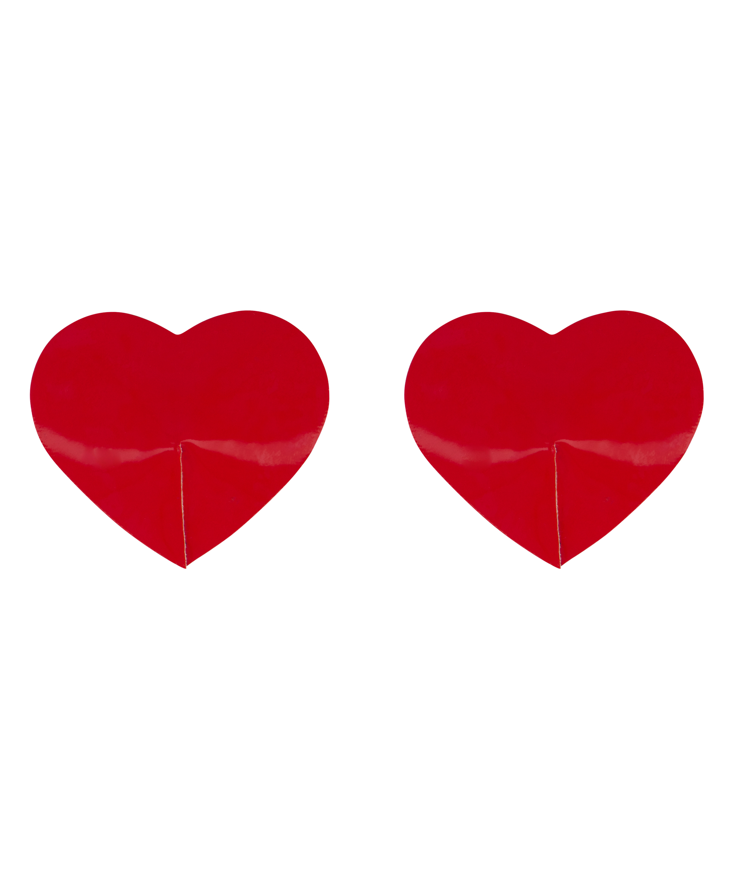 Gl&auml;nzende Brustwarzenabdeckungen, Rot, main