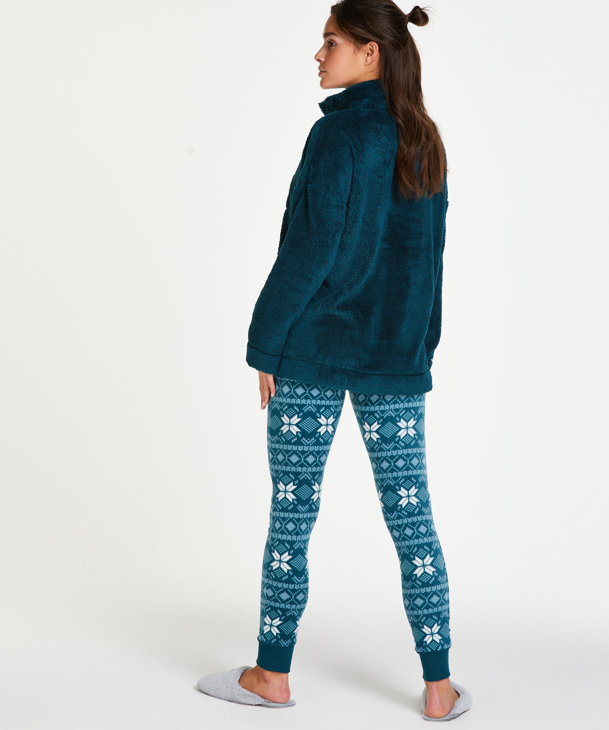 Weste Snuggle Fleece, Blau, main