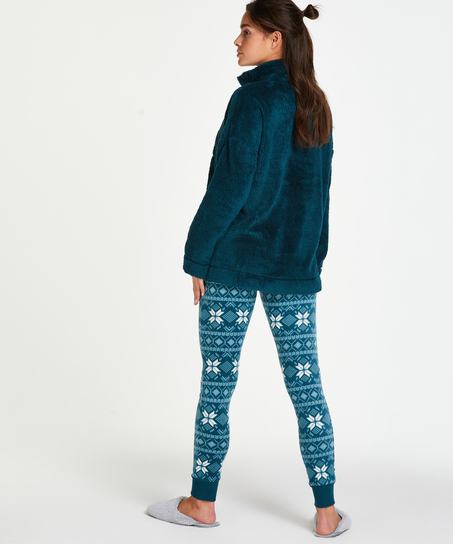 Weste Snuggle Fleece, Blau