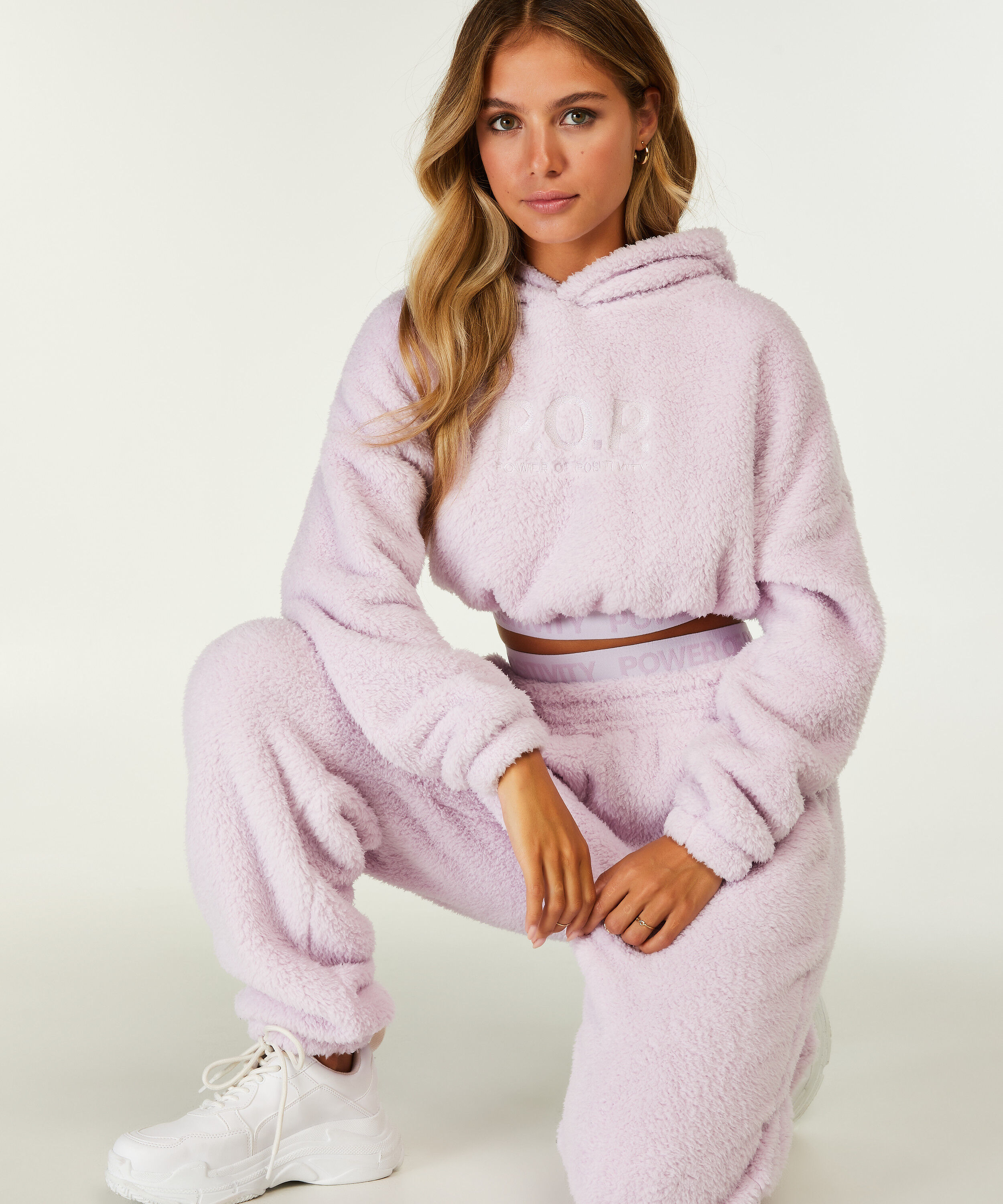 KPop Demon Hunters Crop Hoodie - Oversized Kapuzenpullover Mit Katzenohren & Anime-Print