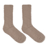 Chaussettes duveteuses Liv, Beige