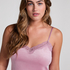 Camisole velours Dentelle, Violet