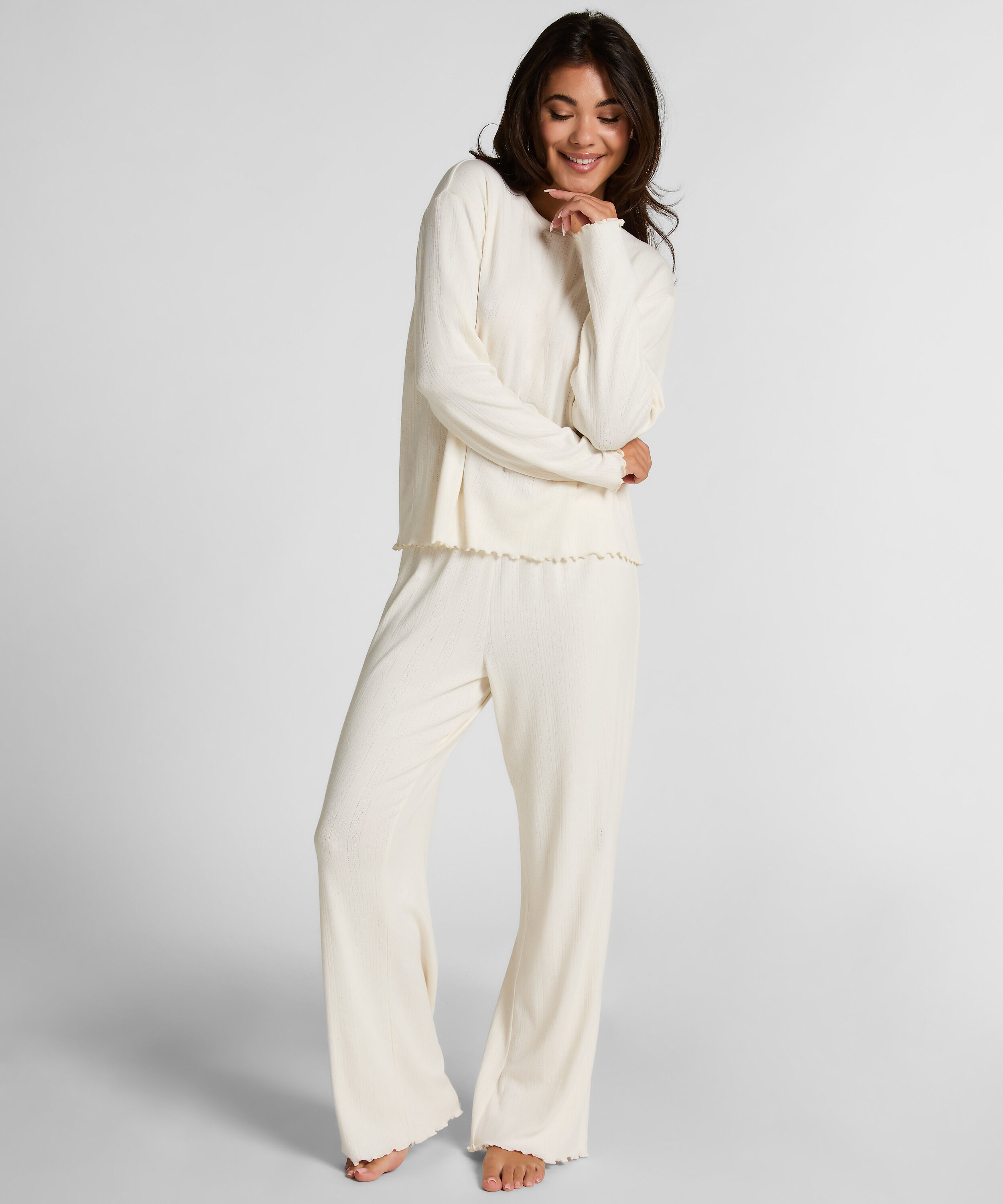 Pyjama Hose Loose Pointelle