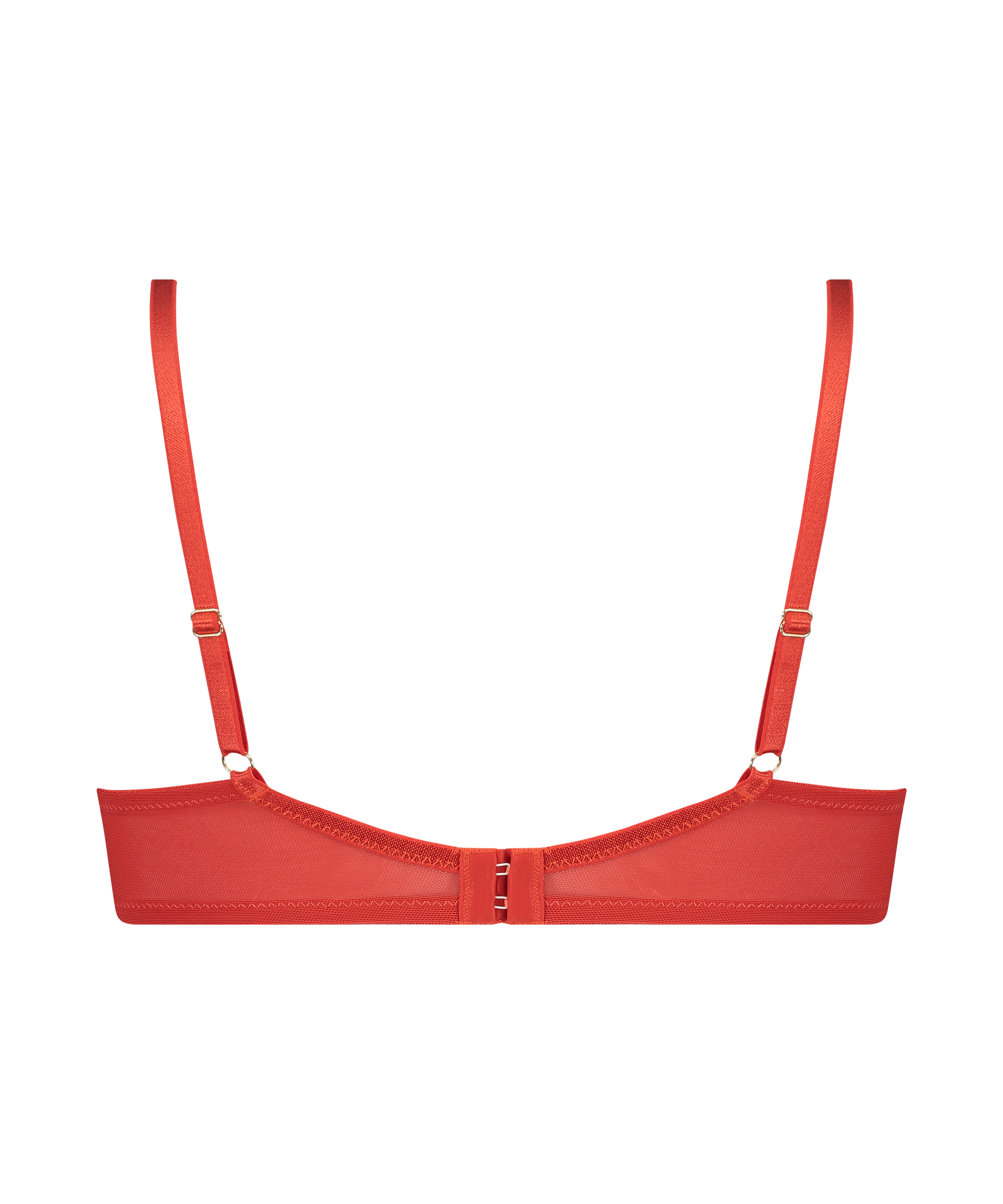Soutien-gorge rembourr&eacute; &agrave; armatures Kat, Rouge, main