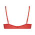 Soutien-gorge rembourr&eacute; &agrave; armatures Kat, Rouge