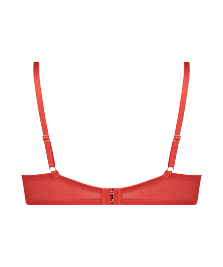 Soutien-gorge rembourr&eacute; &agrave; armatures Kat, Rouge