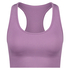 HKMX Soutien-gorge de sport sans couture, Violet
