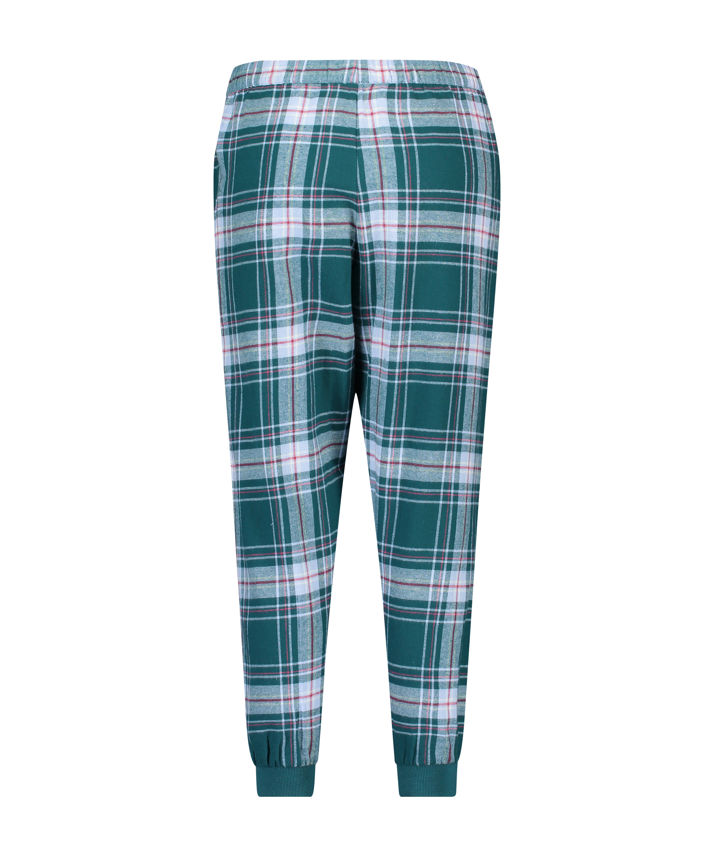 Petite Pyjamahose Twill Check, Blau, main