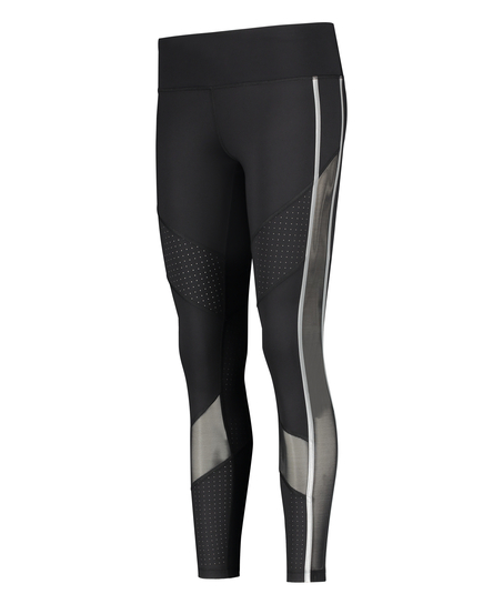 Legging de sport taille régulière HKMX, Noir
