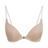 Soutien-gorge à armatures préformé push-up Transparant, Beige