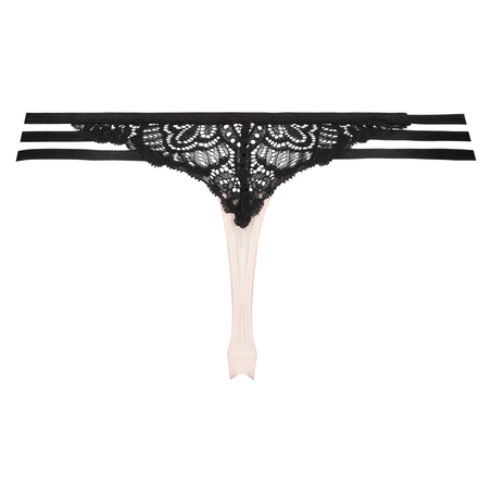 Tanga String Orla, Noir