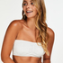 Top bandeau Seamless, Blanc