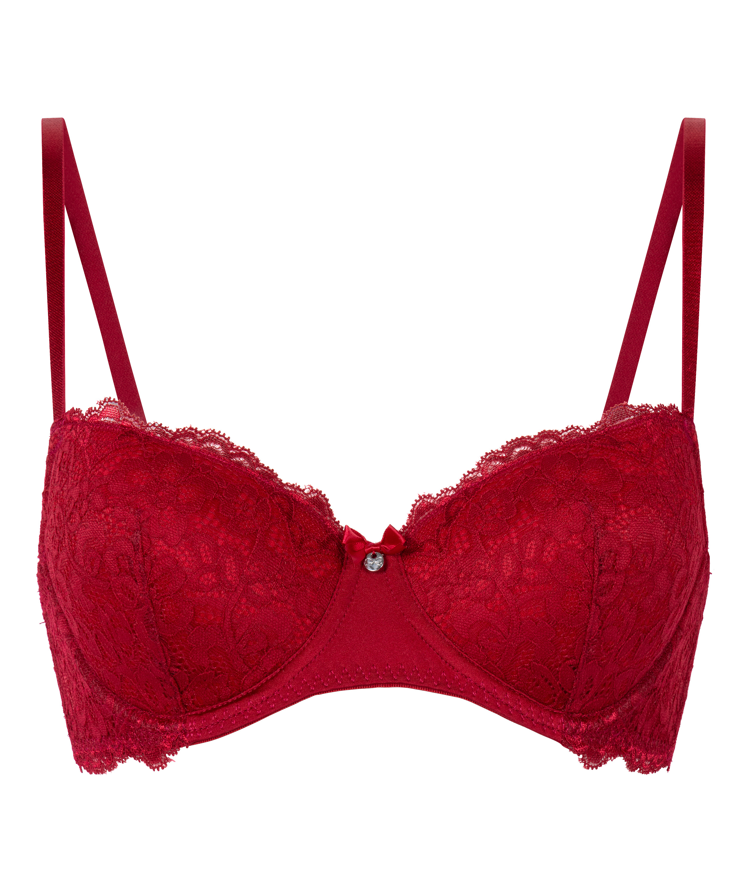 Soutien-gorge &agrave; armatures pr&eacute;form&eacute; Marine, Rouge, main