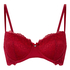 Soutien-gorge &agrave; armatures pr&eacute;form&eacute; Marine, Rouge