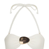 Cabo Bandeau-Bikini-Top, Weiß