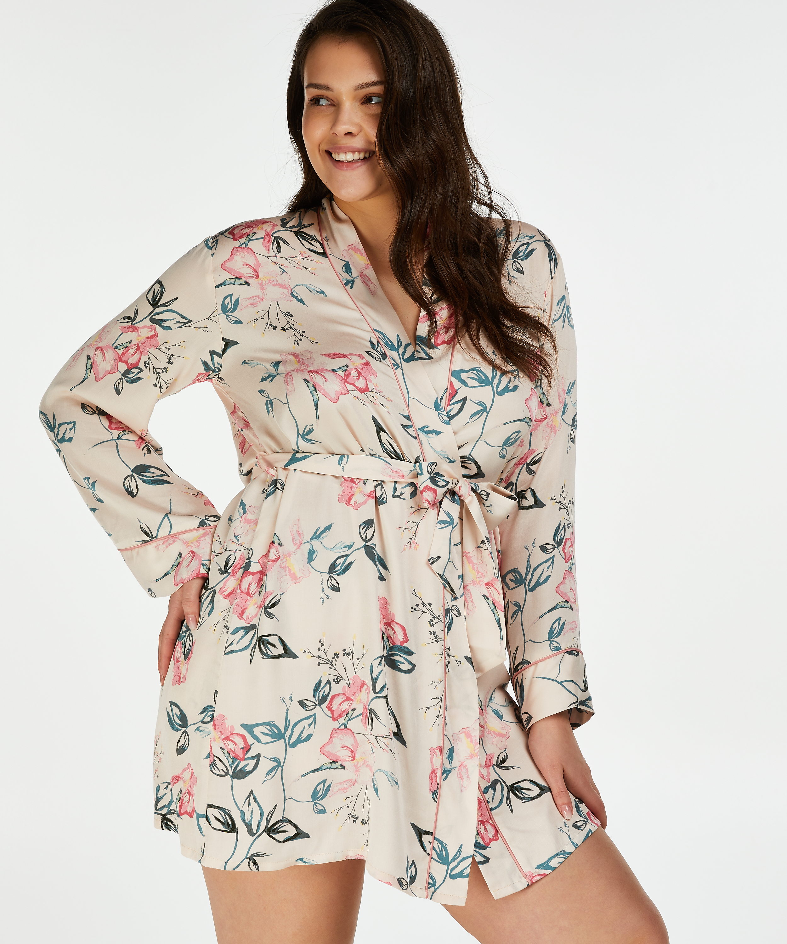 Kimono Woven, Beige, main