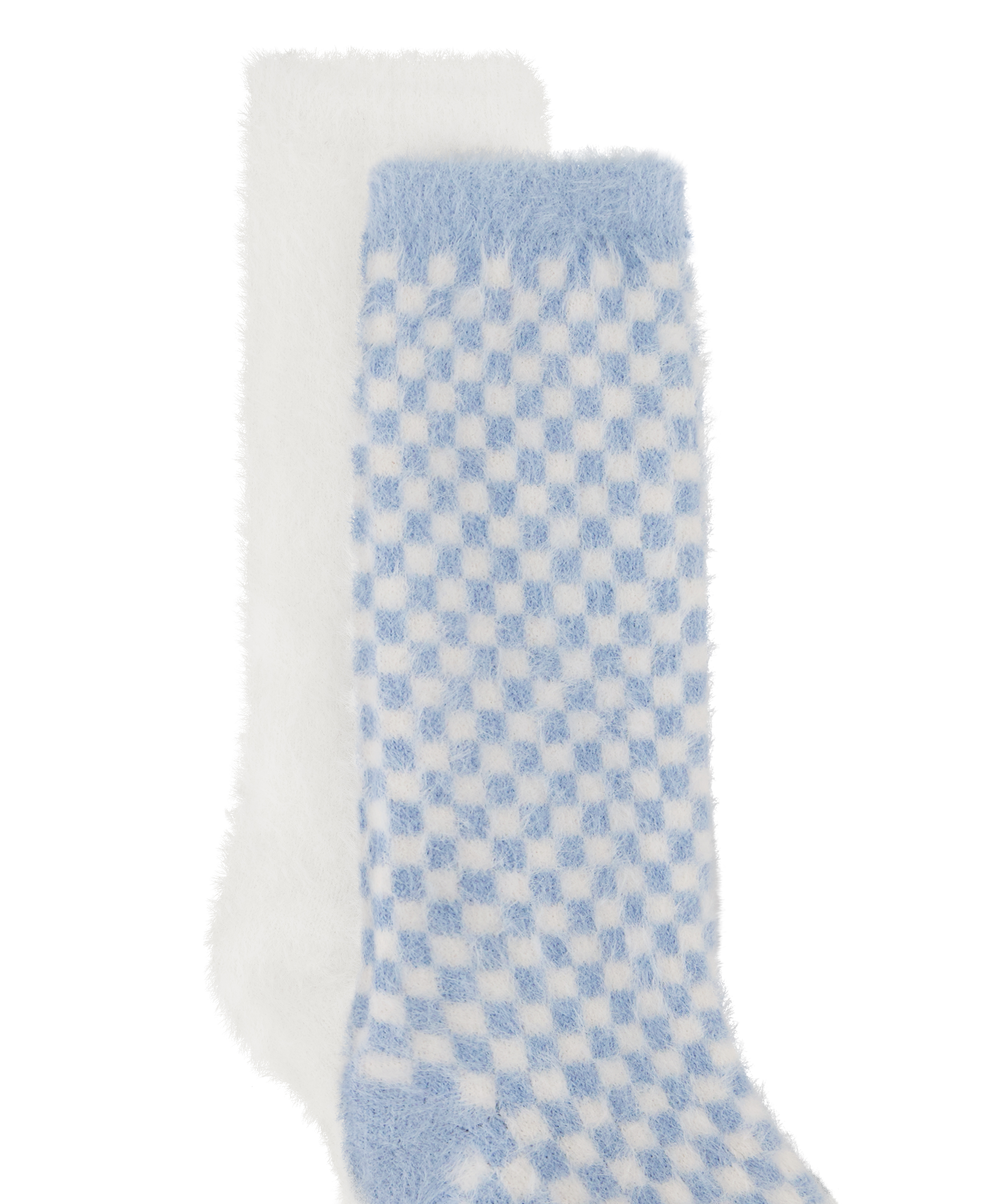 Lot de 2 Paires de Chaussettes Cosy, Bleu, main
