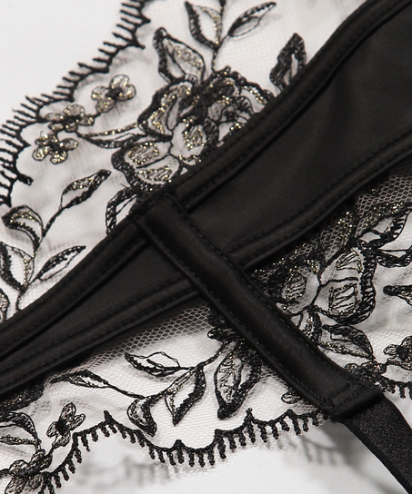 Porte-jarretelles Jade, Noir