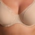 Soutien-gorge à armatures non-préformé en maille, Beige