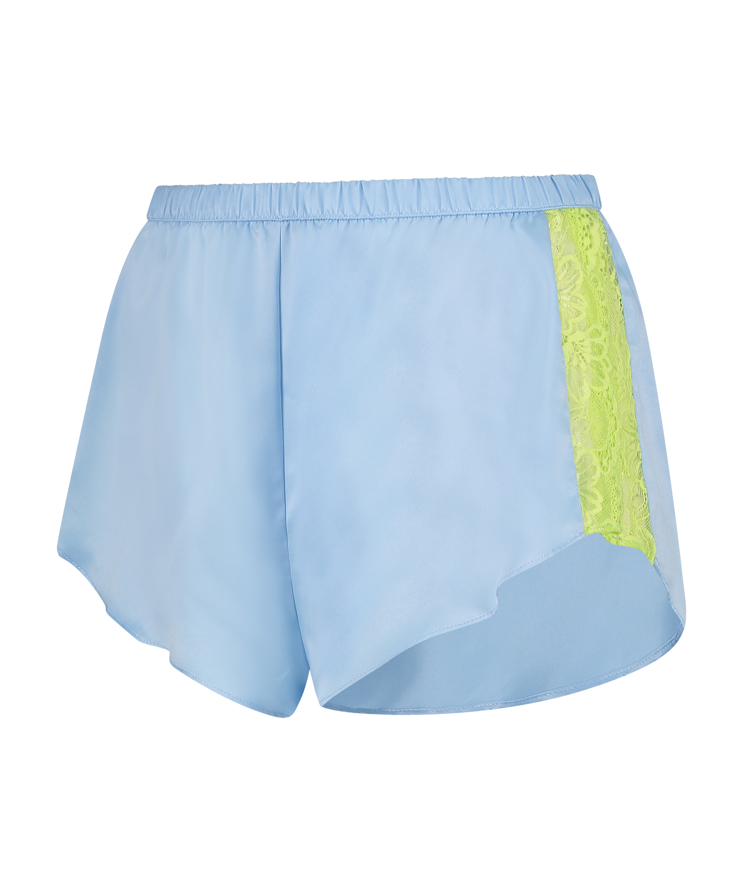 Shorts Satin Spitze, Blau, main