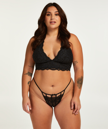 Bralette Rose, Schwarz