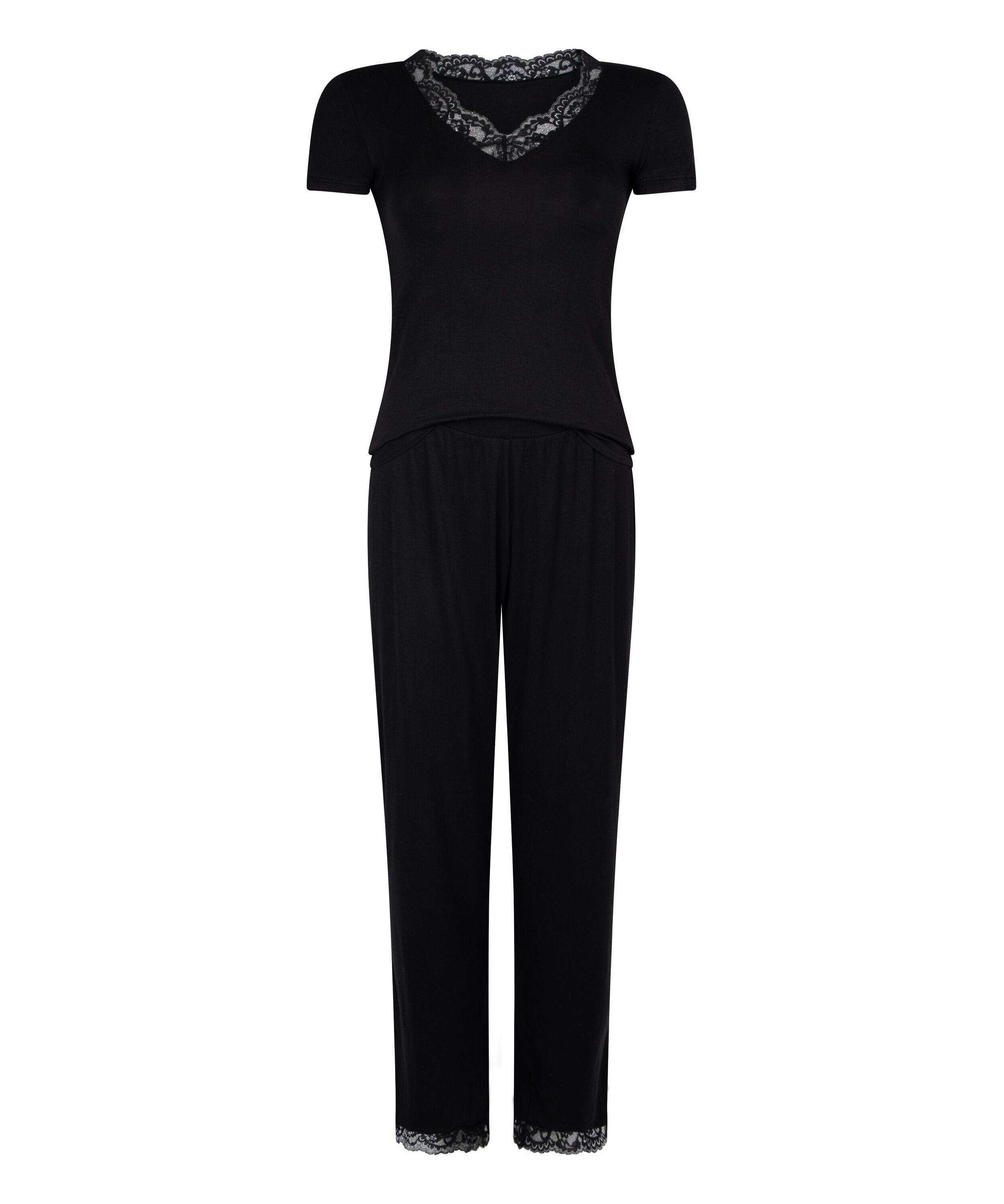 Pyjamaset Nanna, Schwarz