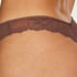 String Invisible Lace back, Marron