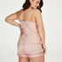 Pyjamashorts Satin Lace, Rose