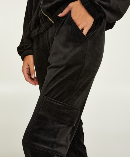 Tall Pantalon de jogging Velours, Noir