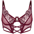 Soutien-gorge à armatures préformé longline Scarlett, Rouge