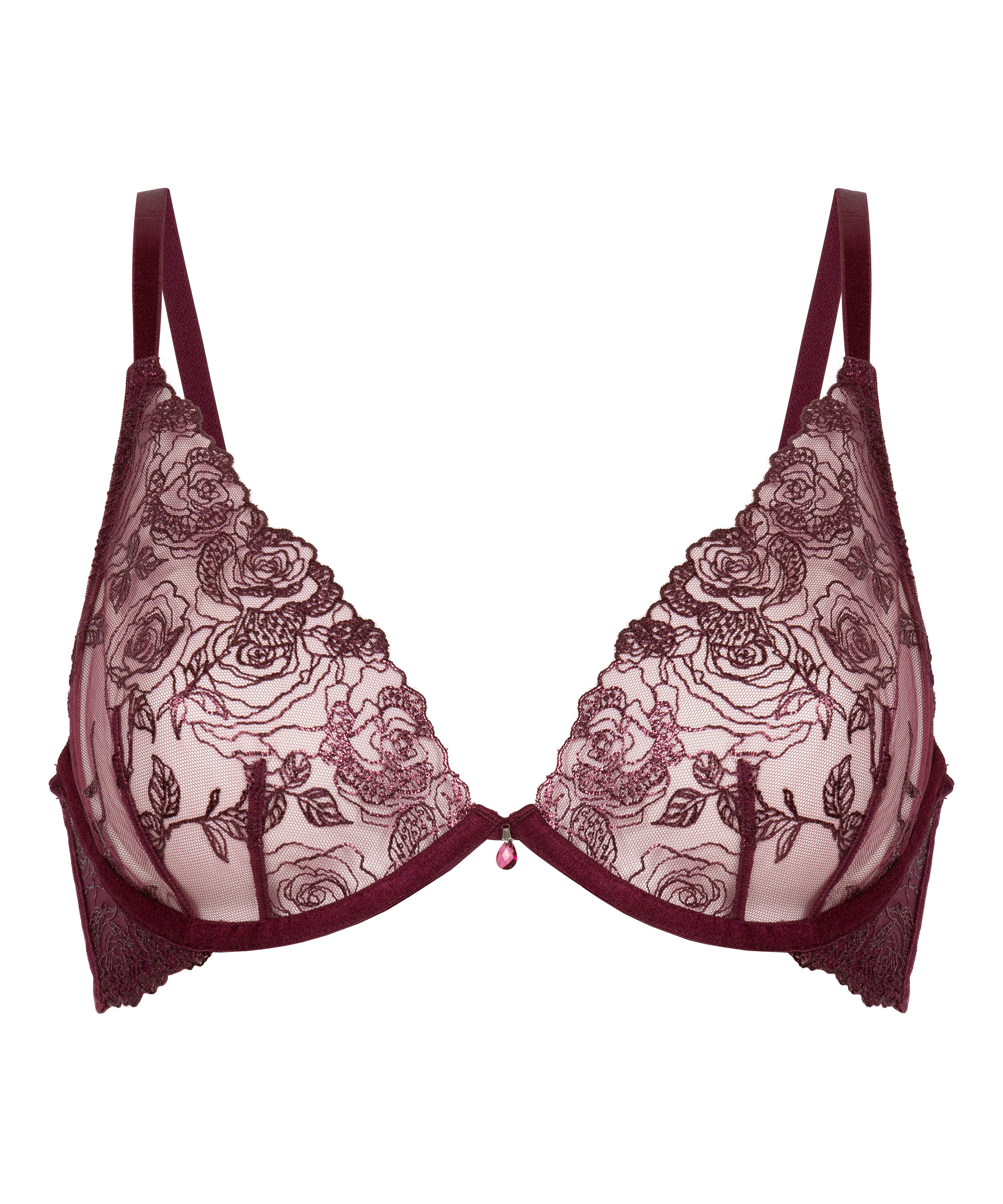 Soutien-gorge &agrave; armatures non-rembourr&eacute; Hollie, Violet