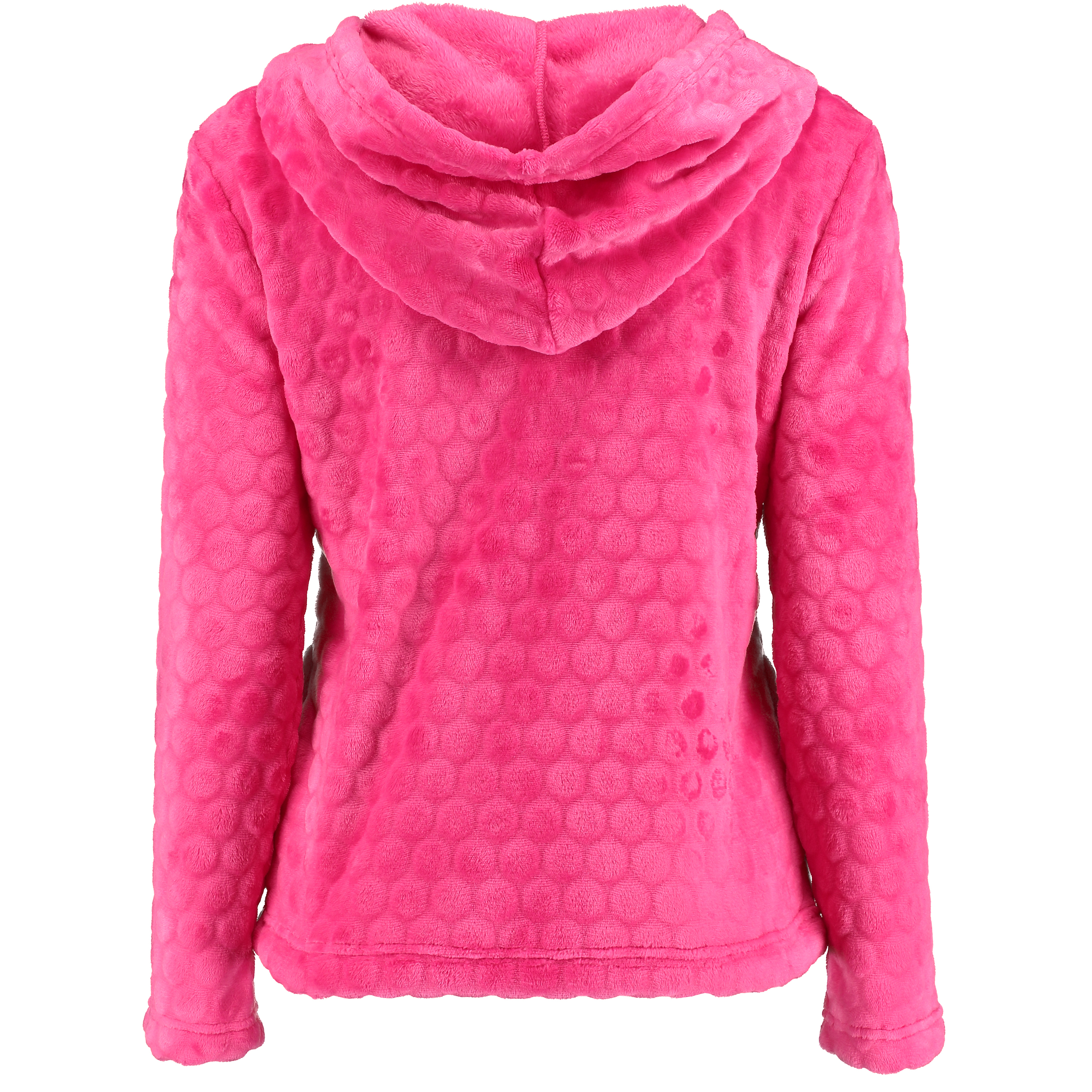 Jacket Bunny cardigown fleece, Rose, main