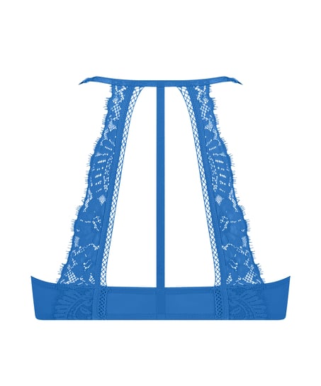 Vorgeformter wattierter Push-up-Bügel-BH Milaan, Blau