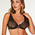 Soutien-gorge sans rembourrage à armatures Lotta, Noir